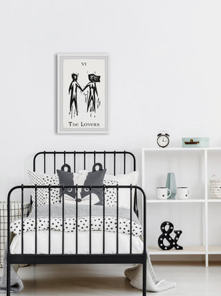 "The Lovers VI" Framed Painting Print, 16x24