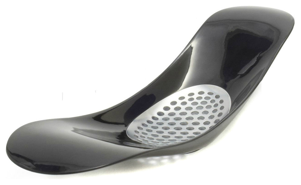 Joseph Joseph Black Stainless Steel Rocker Garlic Crusher