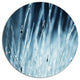 Wet Grass Black And White, Flower Disc Metal Wall Art, 11"