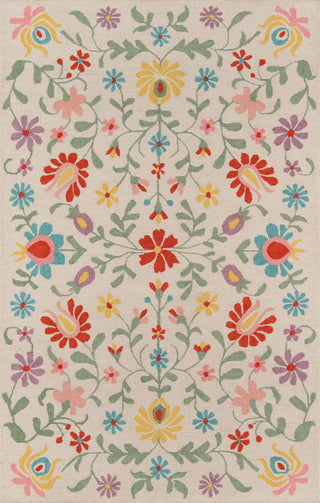 Momeni Newport Wool Hand Tufted Area Rug, Ivory, 2'x3'