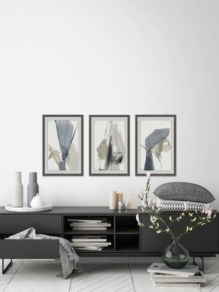 Kinetic Grid IX Triptych, Set of 3, 24x36 Panels