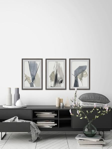 Kinetic Grid IX Triptych, Set of 3, 24x36 Panels