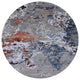Ahgly Company Indoor Round Mid-Century Modern Area Rugs, 5' Round