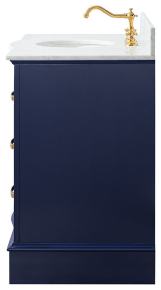 Monroe 42" Bathroom Vanity, Navy Blue