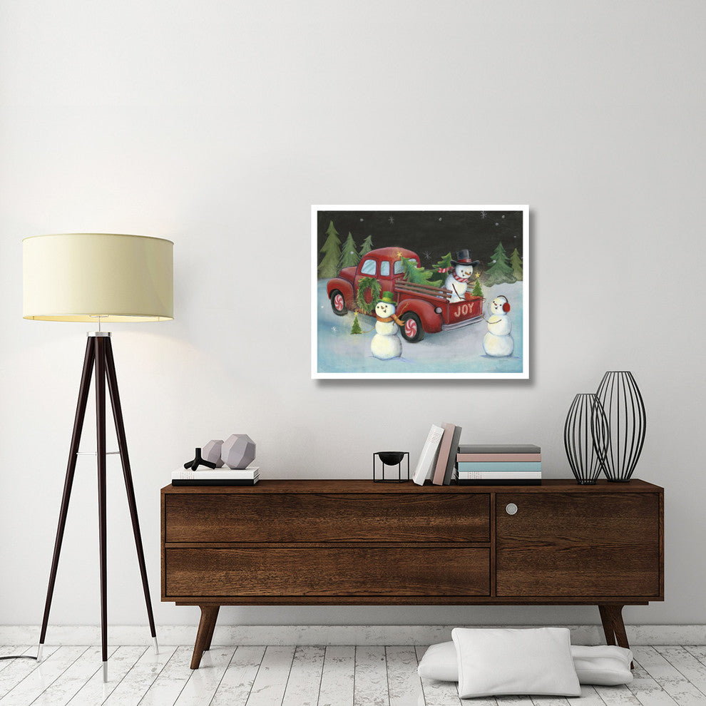 "Christmas on Wheels II" Digital Paper Print by Mary Urban, 37"x30"