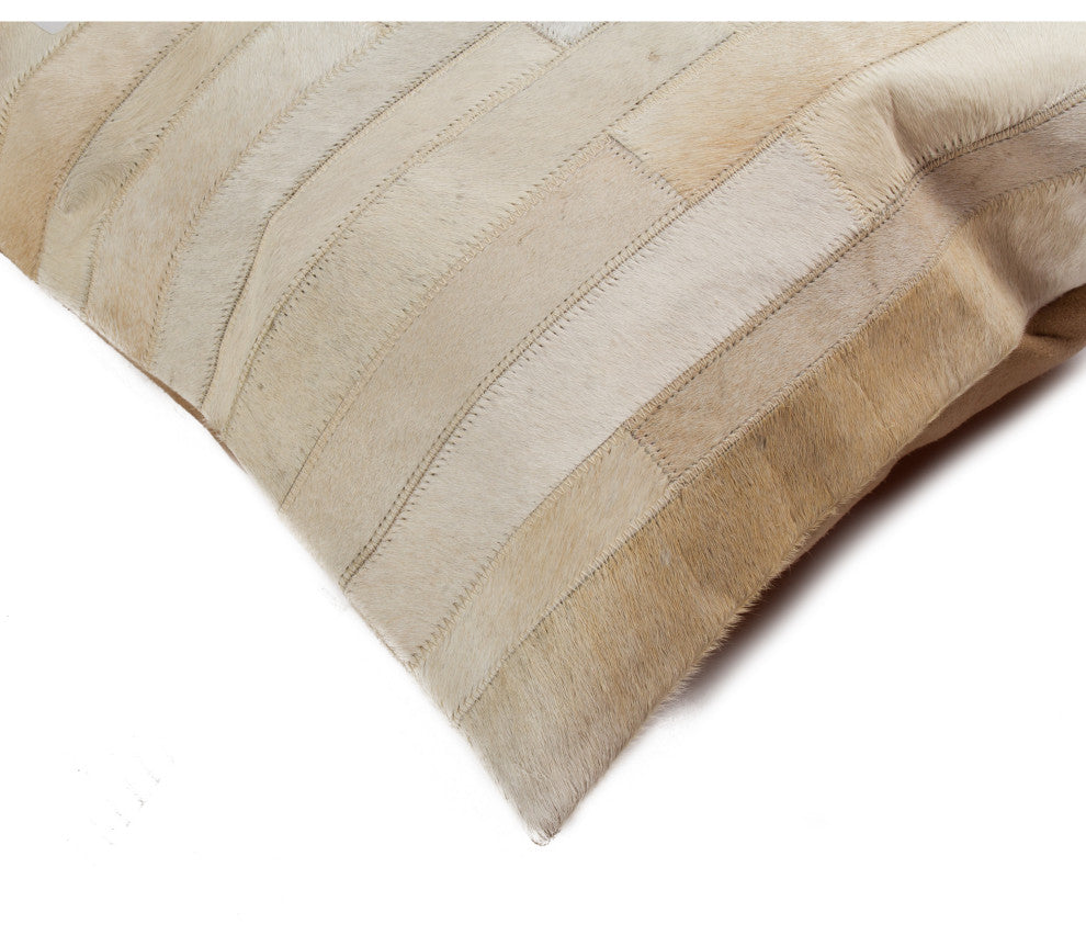 Natural Home Decor Torino Madrid Cowhide Pillow, 2-Piece