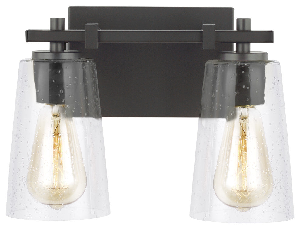 2-Light Vanity, Oil Rubbed Bronze