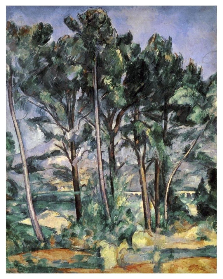 "The Viaduct" Digital Paper Print by Paul Cezanne, 19"x24"