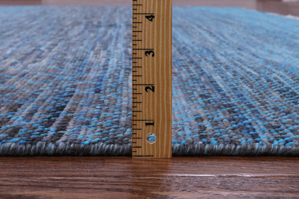 8' 3" X 10' 4" Savannah Grass Hand Knotted Wool Rug - Q13211