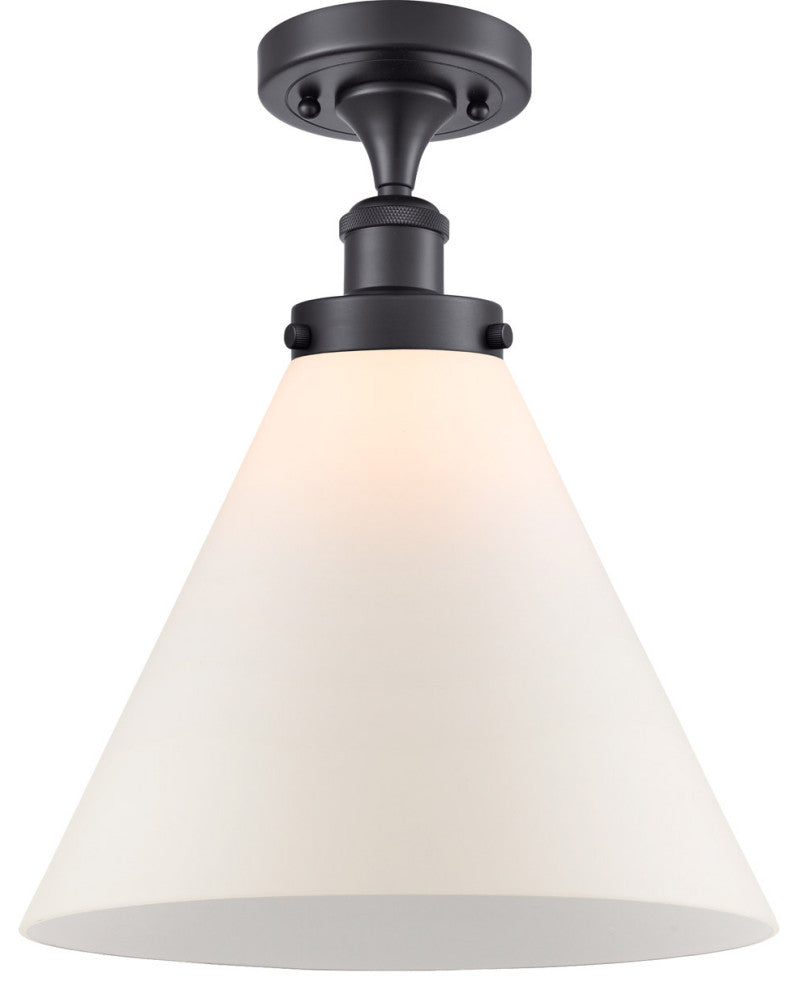 Innovations Lighting 916-1C-BK-G41-L-LED X-Large Cone 1 Light Semi-Flush Mount