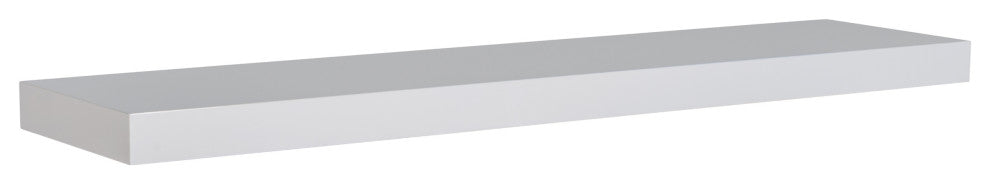 Barney Floating Shelf/Shelving, High Gloss White