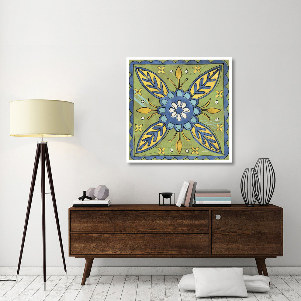 "Tuscan Sun Tile III Color" Digital Paper Print by Anne Tavoletti, 42"x42"