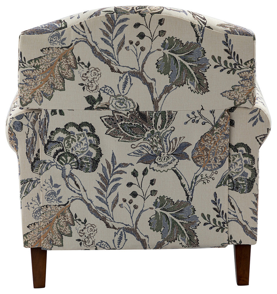 Comfy Armchair With Nailhead Trims Set of 2, Gray