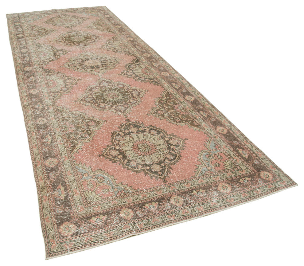 Rug N Carpet - Hand-knotted Oriental 4' 9" x 12' 10" Decorative Runner Rug