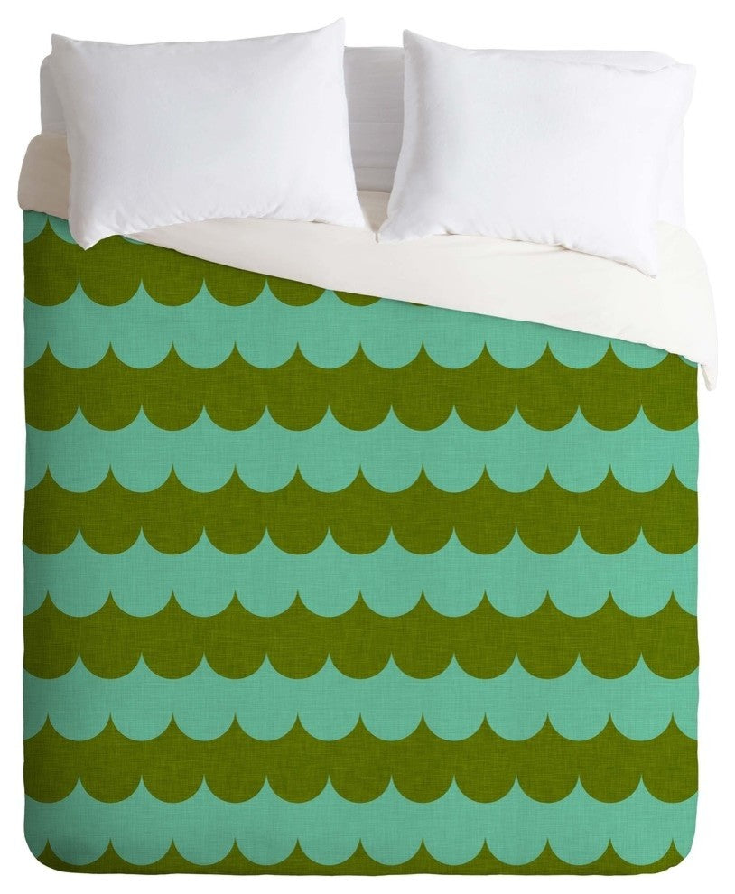 Deny Designs Holli Zollinger Waves Of Color Duvet Cover - Lightweight
