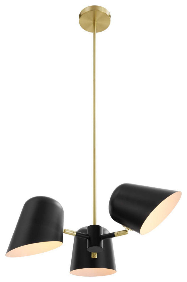 Briana 3-Light Pendant Light Black -5301