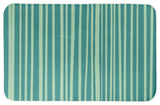Green Stripes 24x17 Bath Mat