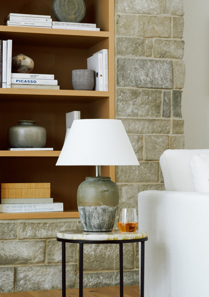UTC53824 Cement Pot Natural Gray