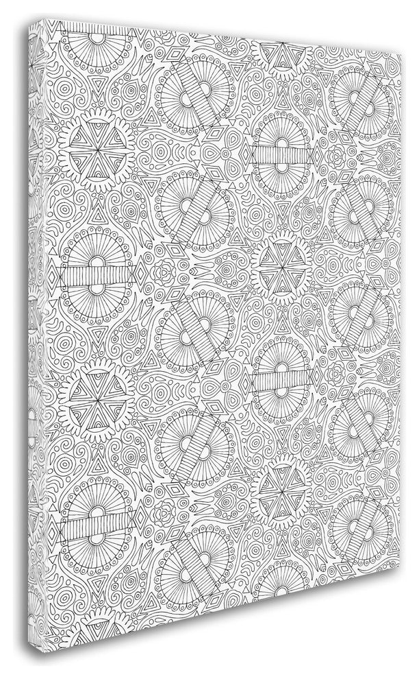 Hello Angel ''Kaleidoscope Three'' Canvas Art, 47x35