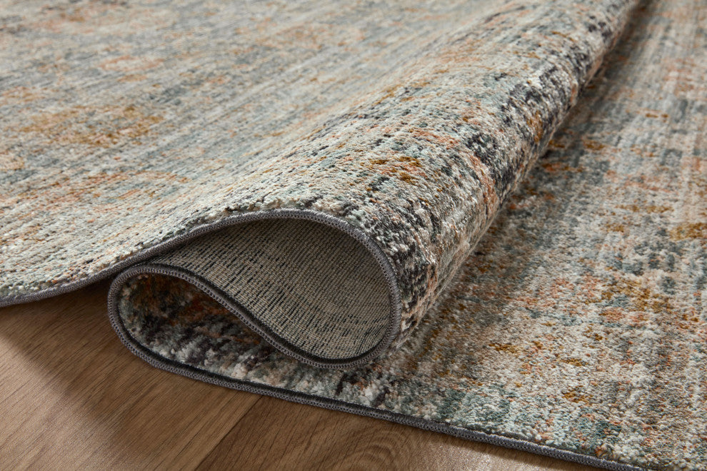 Jean Stoffer x Loloi Katherine Ocean / Coral 5'-3" x 7'-9" Area Rug