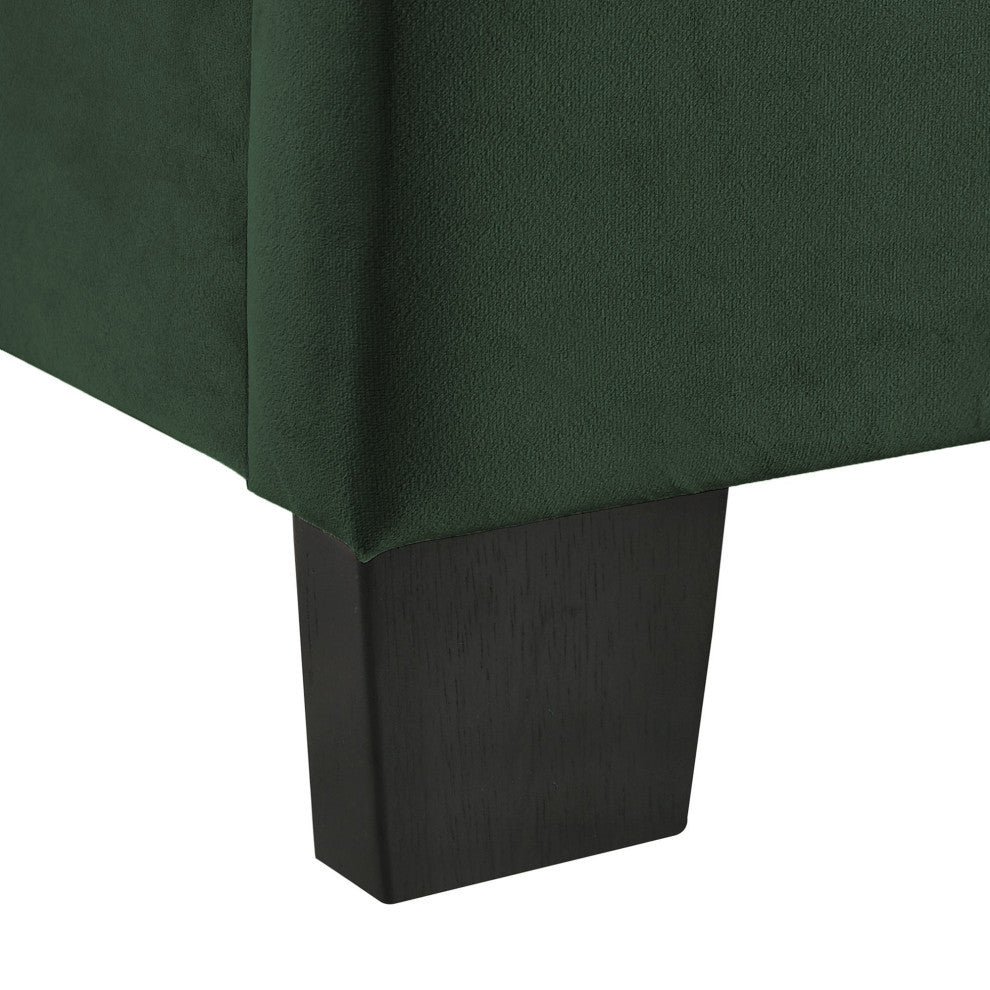 Coyote Queen Bed WithCarroll Emerald WithTwo End Table, 3A Packing