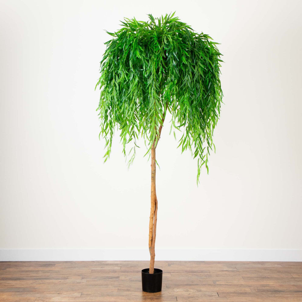 8ft. Willow Artificial Tree, Real Touch