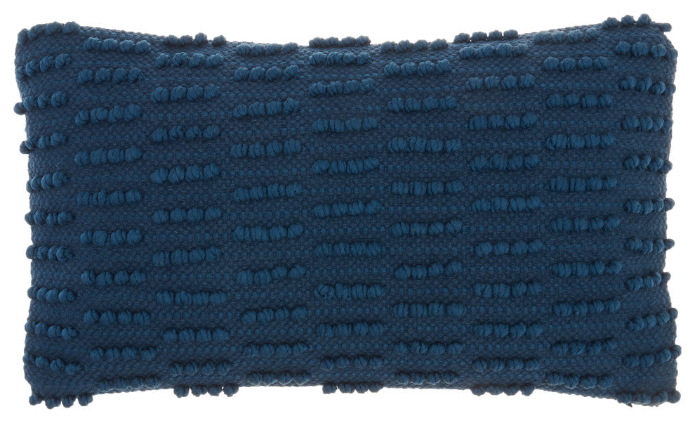 Mina Victory GC380 Throw Pillow, Navy, 12"X20"