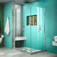 DreamLine Unidoor Plus 39"x34.375"x72" Hinged Shower Enclosure, Chrome