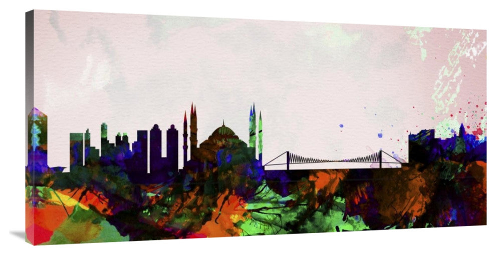 "Istanbul City Skyline" Fine Art Print