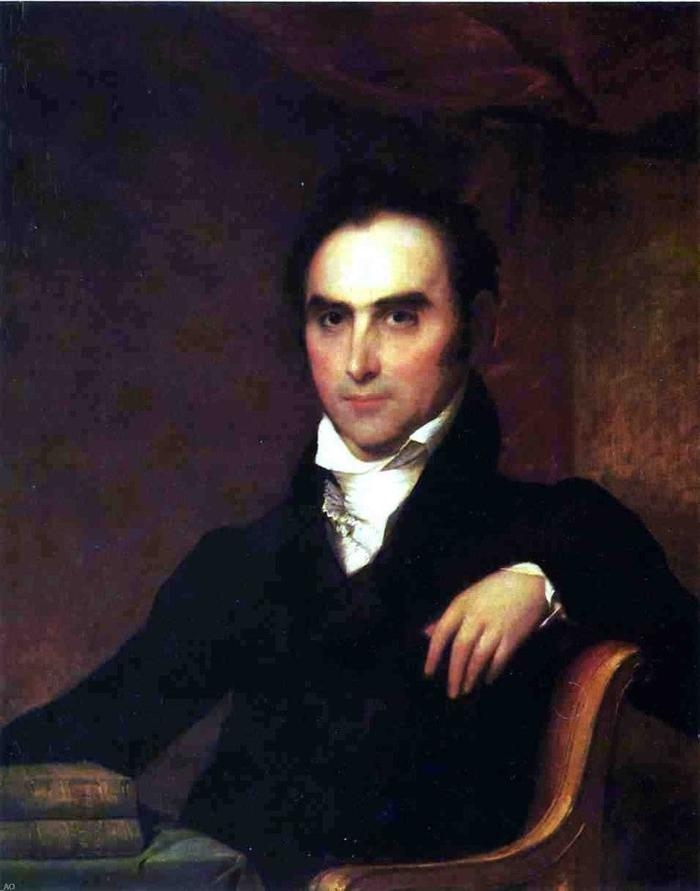 Gilbert Stuart Daniel Webster, 20"x25" Wall Decal Print