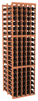 5 Column Double Deep Cellar, Redwood, Unstained
