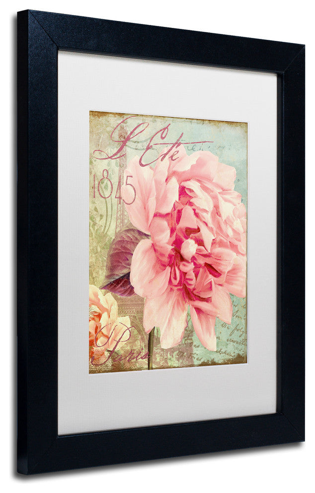 Color Bakery 'Saisons III' Matted Framed Art, Black Frame, White Mat, 11x14