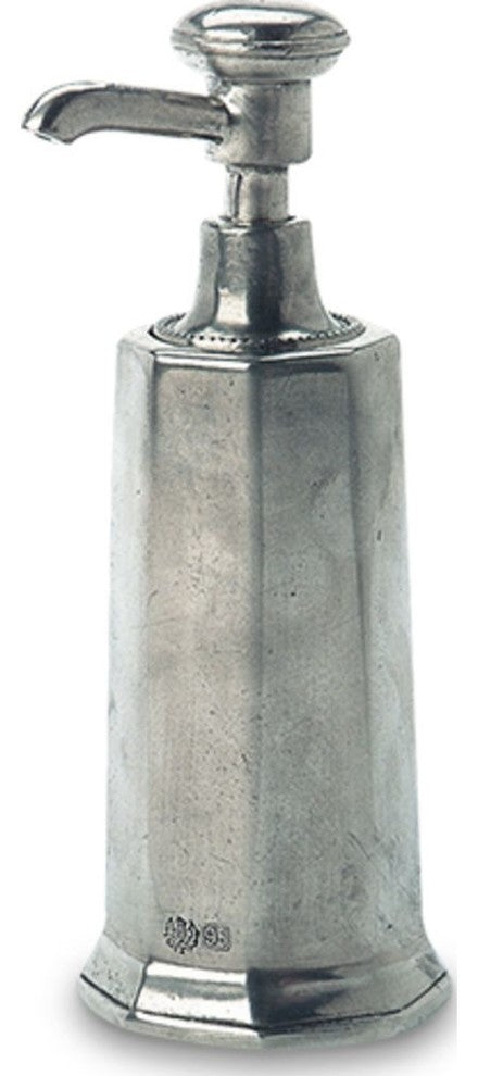 Match Soap Dispenser, Pewter