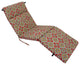 72"X24" Patterned Polyester Outdoor Chaise Lounge Cushion, Adonis Jewel