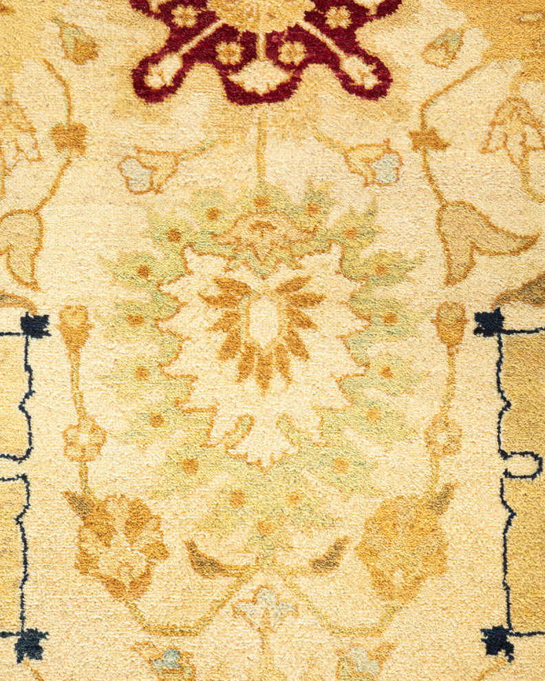 Kamble One-of-a-Kind Hand-Knotted Area Rug Ivory, 8'3"x10'4"