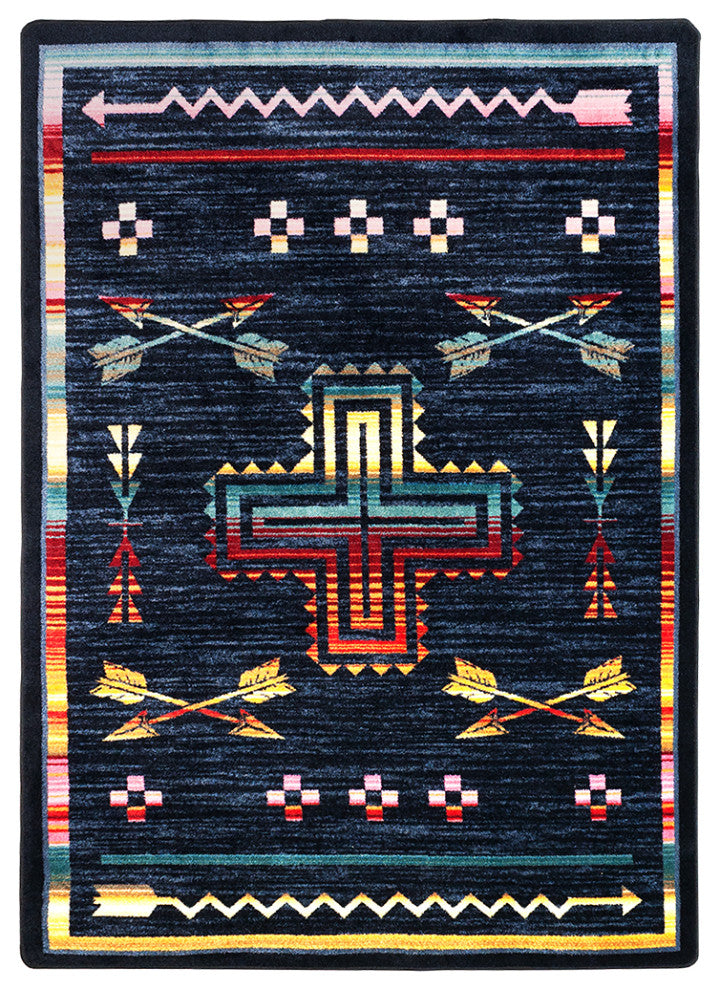 Shoot Me Straight, Gray, 5'x8'