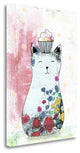 "Cat With A Cupcake II" By Sarah Ogren, Giclee Print on Gallery Wrap Canvas
