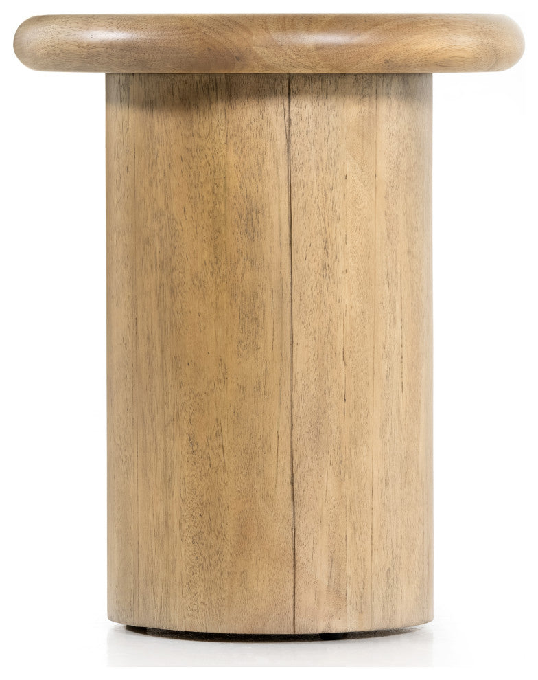 Zach End Table, Burnished Parawood