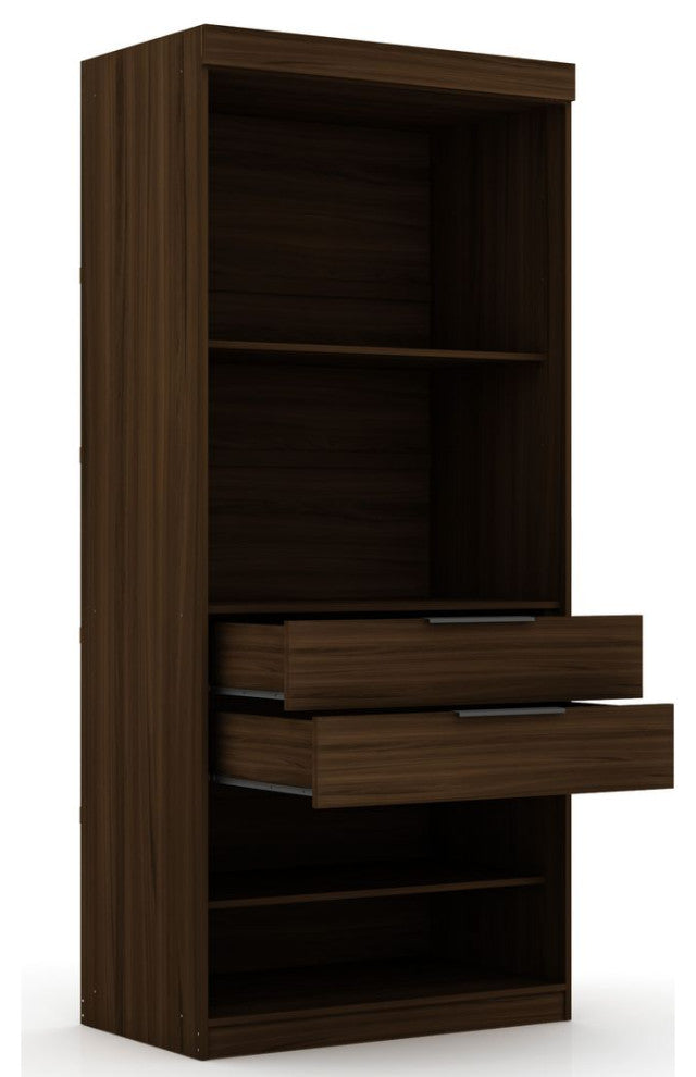 Mulberry Open 1 Sectional Closet, Brown