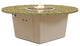 Fire Pit Table 55"D, Natural Gas, Santa Cecillia Granite, Beige