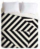 Deny Designs Three Of The Possessed Dazzle Uptown Duvet Cover - Lightweight