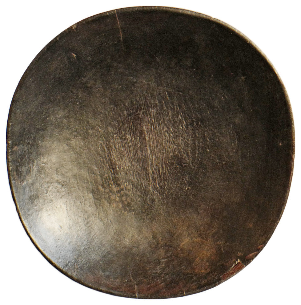 Consigned Naga Serving Bowl Stool