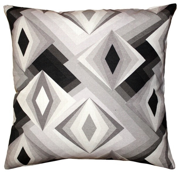 Pillow Decor - Asscher Cut Throw Pillow 17x17