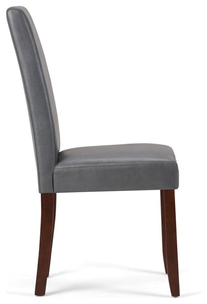 Acadian Parson Dining Chair (Set of 2) in Stone Grey