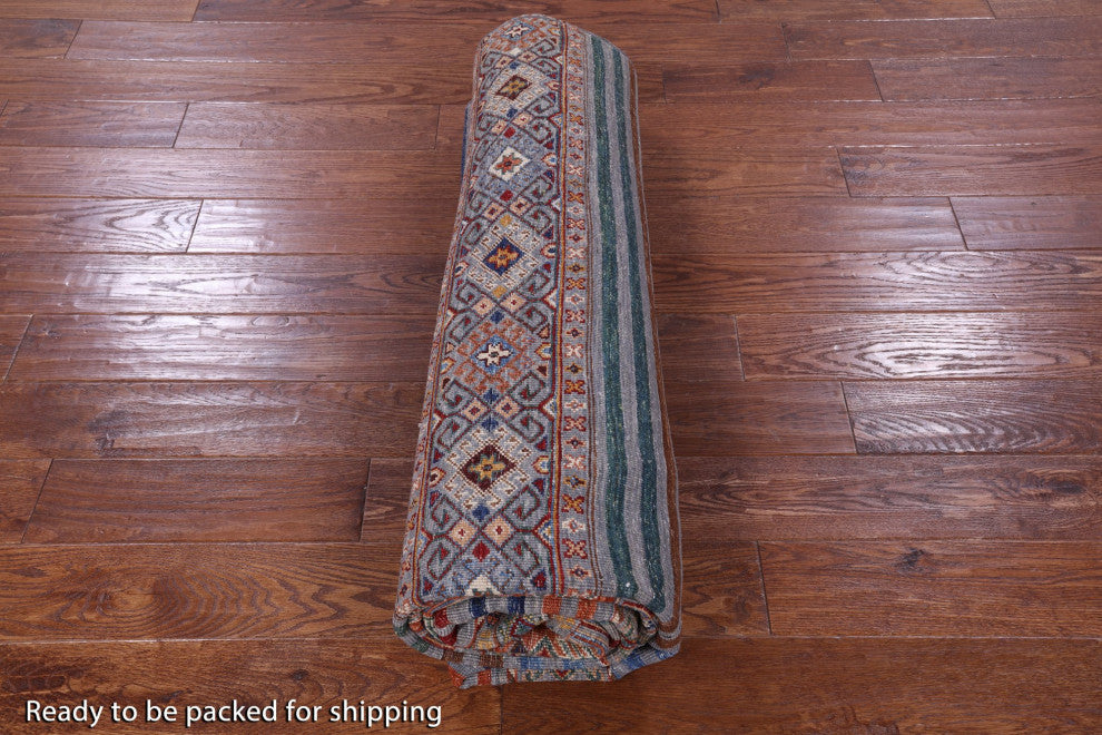 Handmade Super Kazak Khorjin Rug 6' 10" X 10' 2" - Q12356