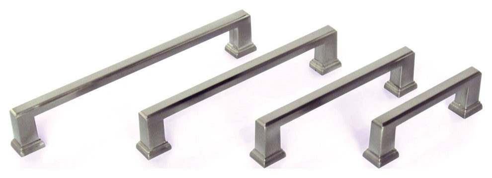Dowell Series 3011 Handles, 192mm/7.6" CTC, Brushed Nickel, 5-Pack