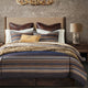 Estes Chenille Duvet Cover Set, 3 Piece, Blue, Twin