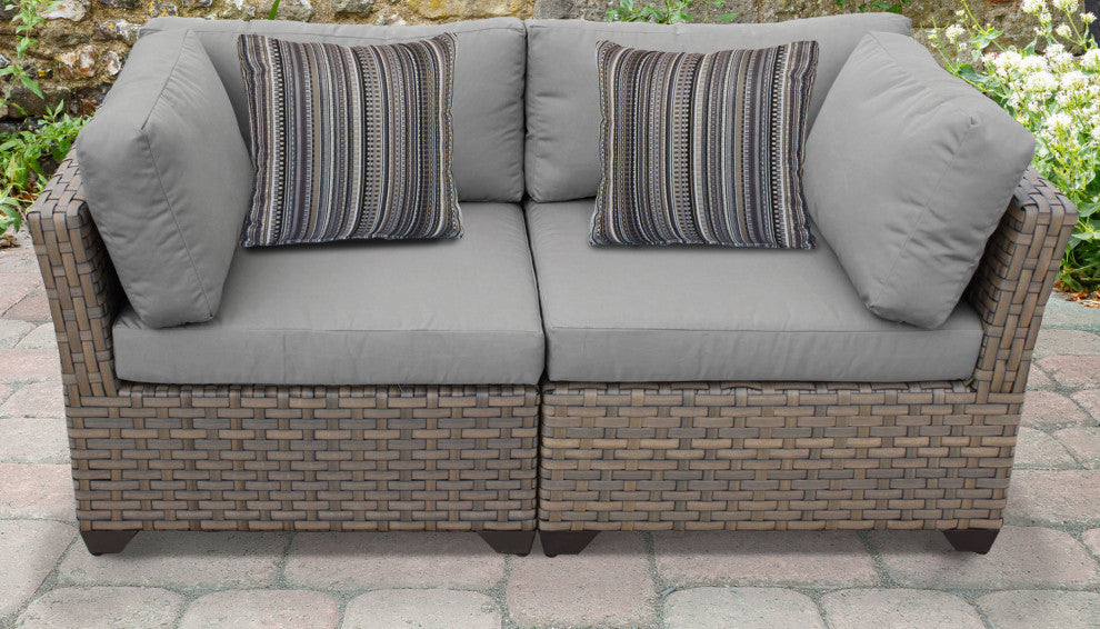 Monterey 2 Piece Outdoor Wicker Patio Furniture Set 02a