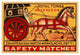 "Royal Tonga Safety Matches" Digital Paper Print by Phillumenart, 24"x17"