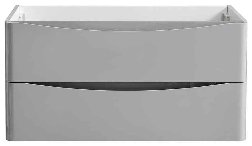 Fresca Tuscany 36" Gloss Gray Wall Hung Cabinet
